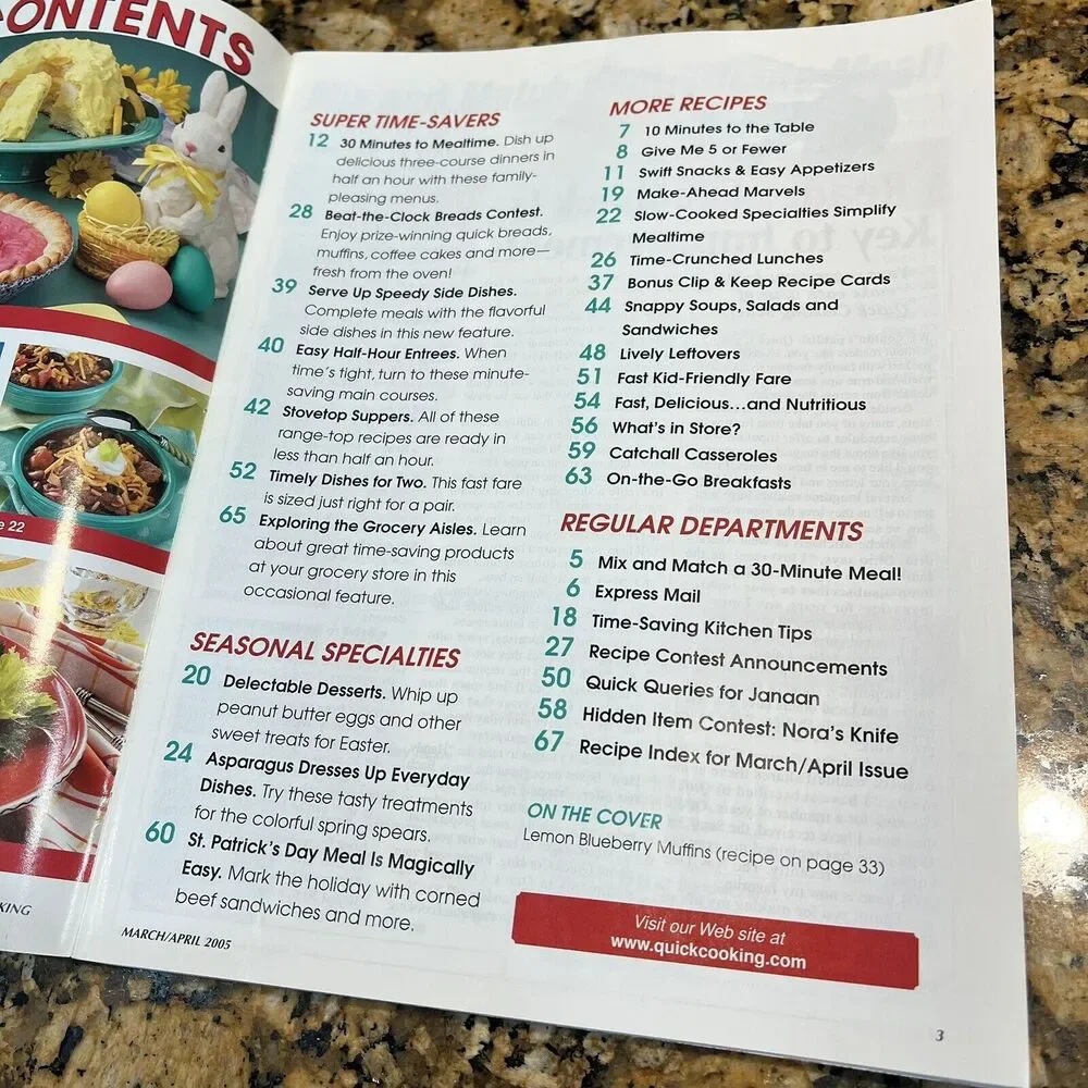 Lot Of Taste Of Homes Quick Cooking Back Issues Recipes Magazines 2005 set Of 6
